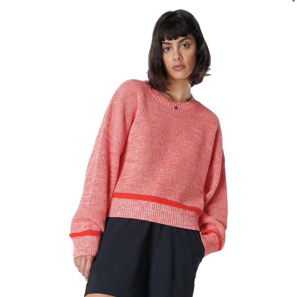 Sweaty Betty Sunday Marl Knitted Sweater Women’s Small Chunky Ribbed Cropped